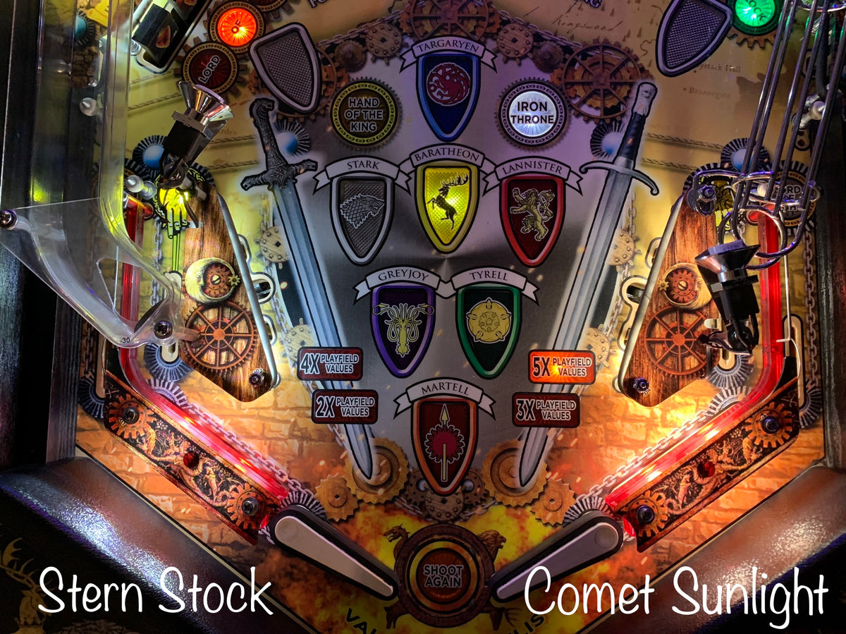 Game of Thrones Pro General Illumination Upgrade Kit – Comet Pinball, Inc.